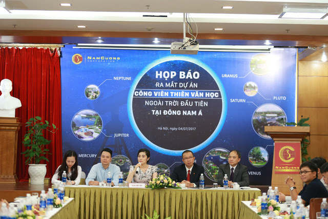 Họp báo công viên Thiên Văn Học Họp báo công viên Thiên Văn Học