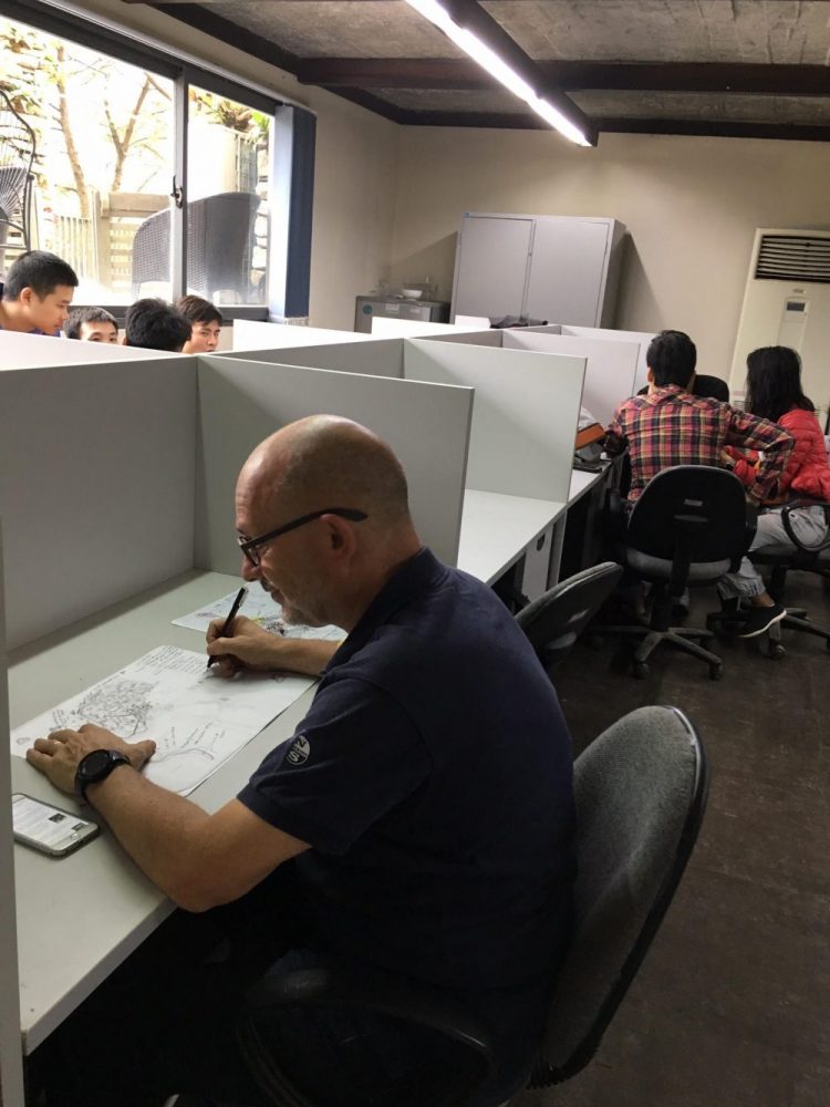 kiến trúc sư cảnh quan Godi làm việc tại dự án Le Mont Ba Vì kiến trúc sư cảnh quan Godi làm việc tại dự án Le Mont Ba Vì