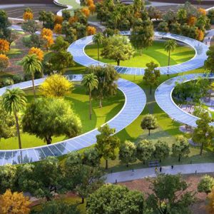 Dubai thiết kế cảnh quan xanh thân thiện với người đi bộ