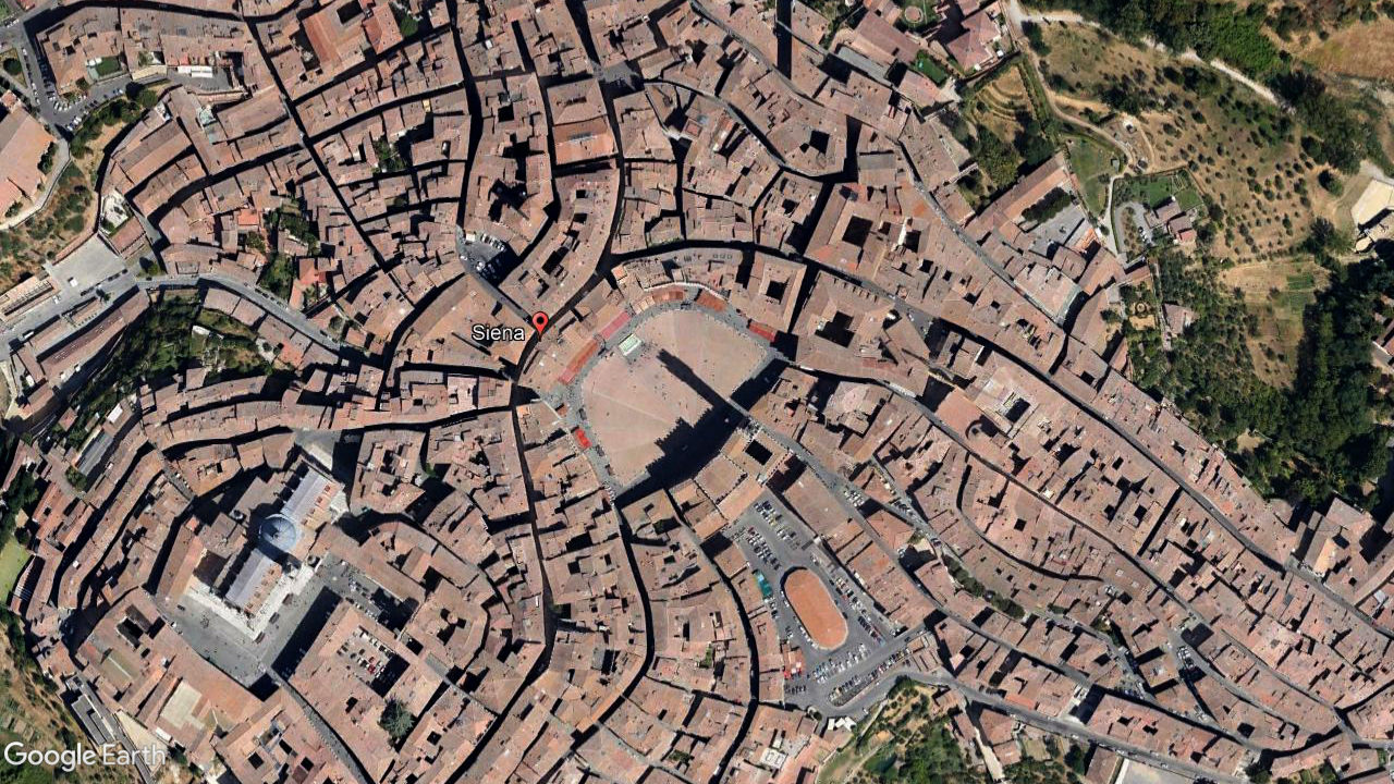 Quảng trường trung tâm thành phố Siena- Italy (Cơn khát cảnh quan tại Việt Nam)