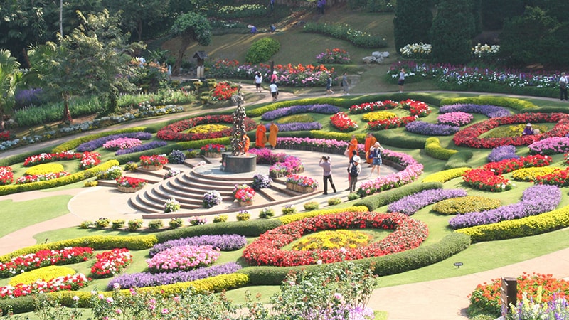 Chiang Rai Thailand Mae Fah Luang Garden / Khu vườn Chiang Rai Mae Fah Luang Garden ở Thái Lan
