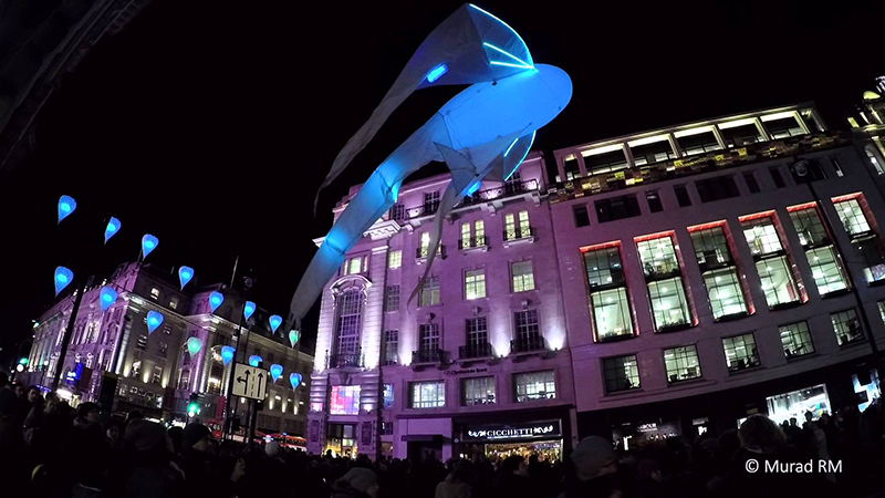 Lumiere London: famous light festival and art installations