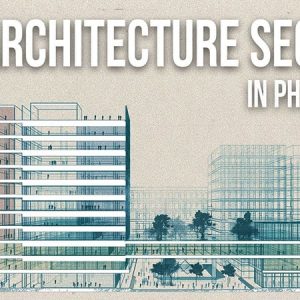 Architecture Section in Photoshop Conceptual