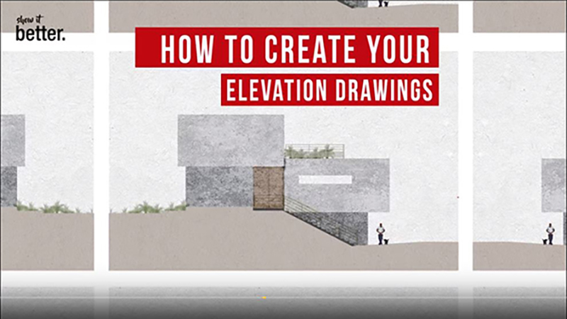 Elevation Drawings for Architecture / Architecture Illustration