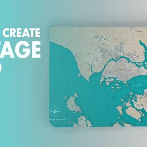 Old Style Map Tutorial in Photoshop