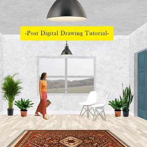 Post Digital Interior Architecture Drawing Tutorial