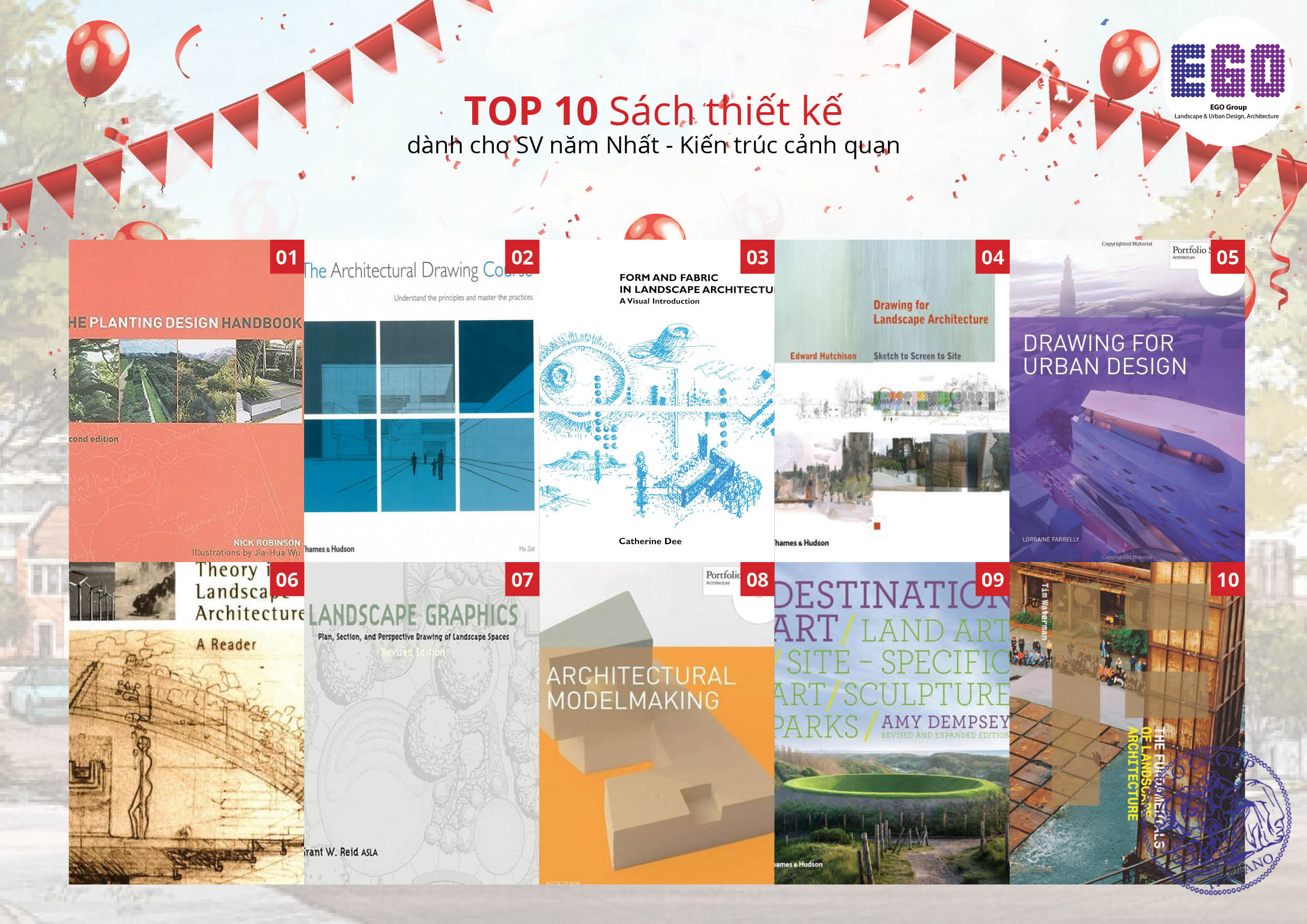 Top 10 những cuốn sách thiết kế dành cho kiến trúc sư cảnh quan (Phần 1)