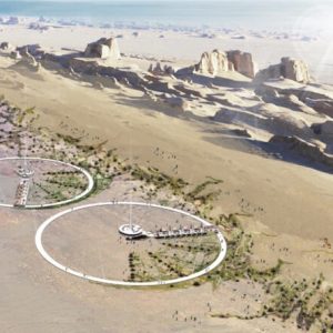 Student designs an ecotourism hot-spot for the Iranian desert / Thiết kế khu du lịch sinh thái ngay giữa sa mạc khô cằn ở Iran