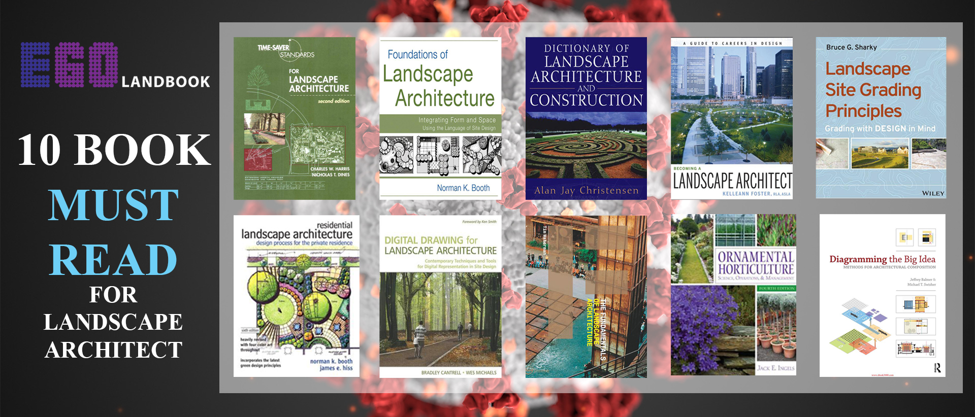 10 Books Must Read for Landscape Architect in Quarantine Covid-19